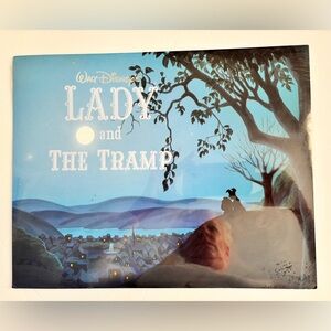 Vintage Disney Lady and the Tramp Matted Lithograph Set – Unopened – 4 Prints
